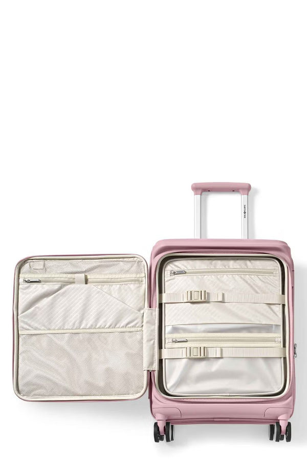 Samsonite - PARALUX 55cm expandable carry on suitcase - Dusty Pink