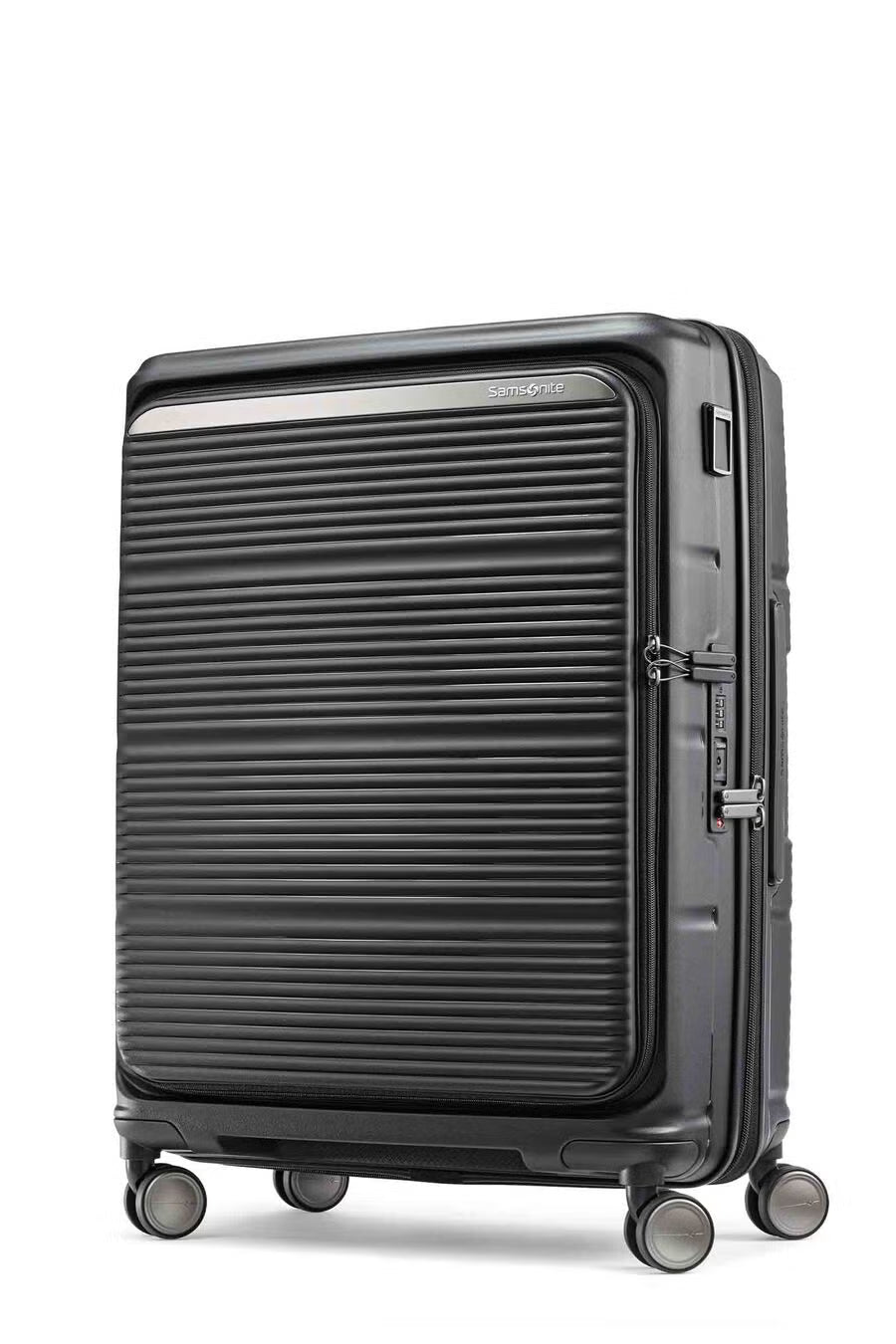 Samsonite - PARALUX 67cm expandable medium suitcase - Black