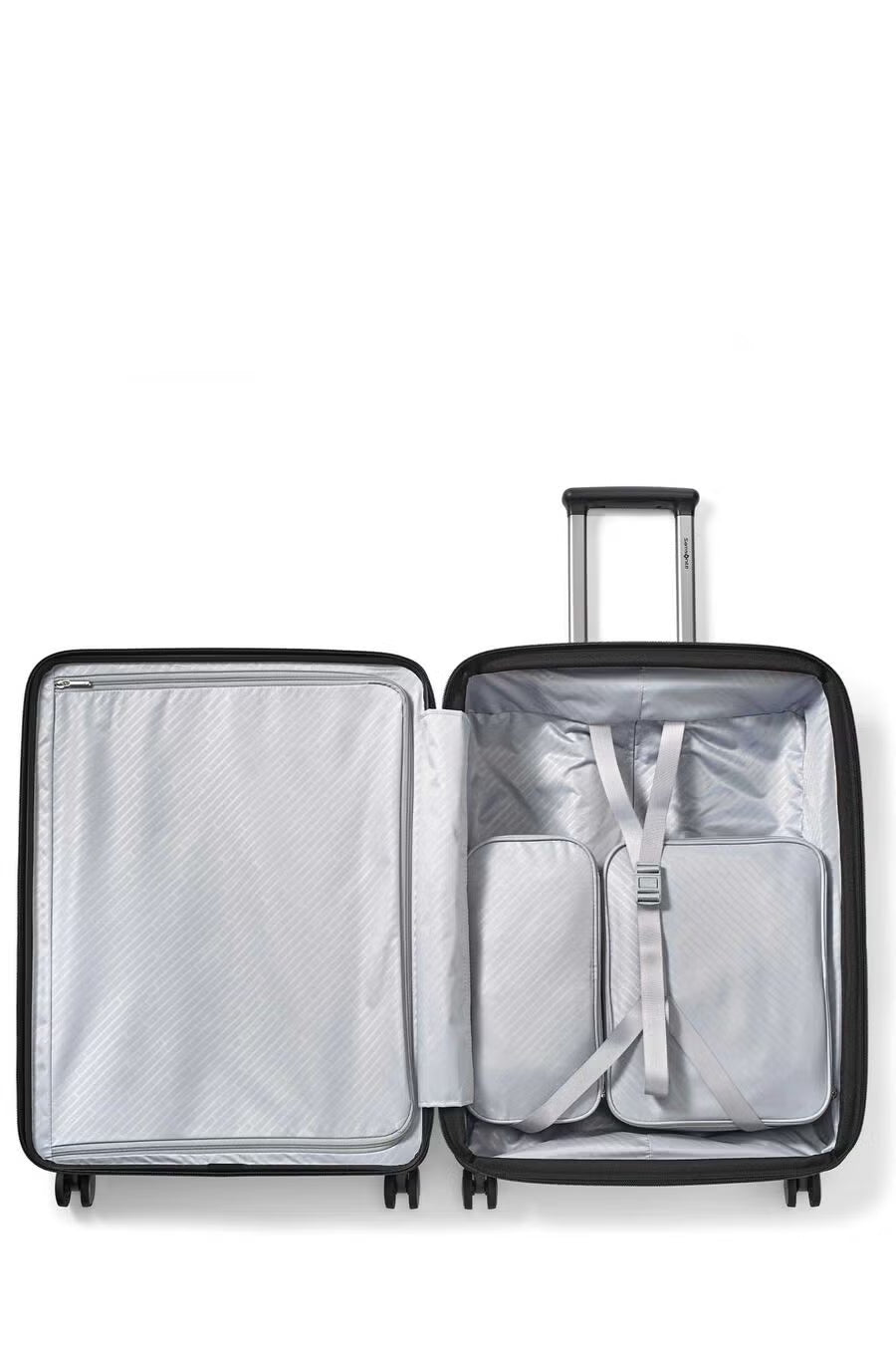 Samsonite - PARALUX 67cm expandable medium suitcase - Black