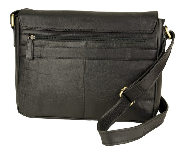 Franco Bonini - 16-0020 Leather computer satchel - Black - 0