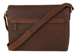 Franco Bonini 16-0020 Brown leather PC Compatible satchel