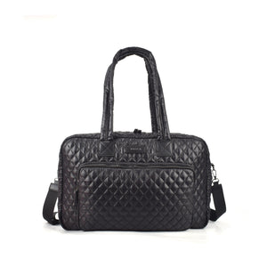Tosca - MET982 Metro Quilted Split tote - Black