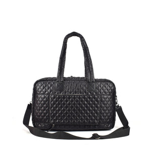 Tosca - MET982 Metro Quilted Split tote - Black