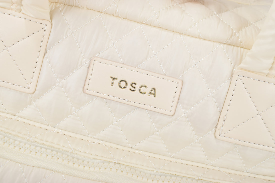 Tosca - MET982 Metro Nylon Spit tote - Stone