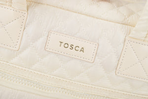Tosca - MET982 Metro Nylon Spit tote - Stone