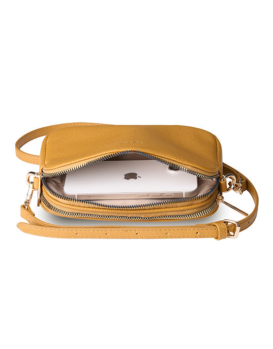 Tosca - TH050 Small Crossbody Handbag - Mustard