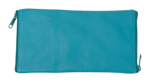Franco Bonini - Double Sided Spectacle Case with Rear Zip - 2020 Aqua
