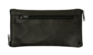 Franco Bonini - Double Sided Spectacle Case with Rear Zip - 2020 Black