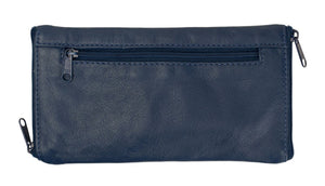 Franco Bonini - Double Sided Spectacle Case with Rear Zip - 2020 Blue