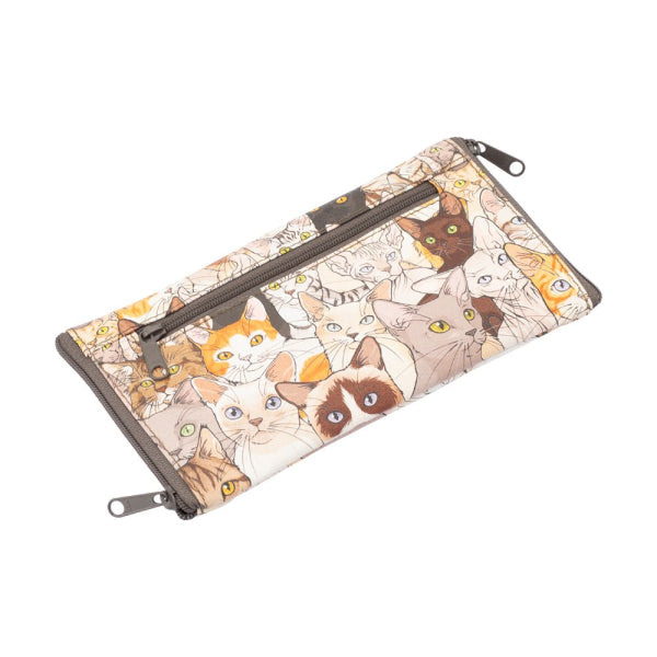 Franco Bonini - Double Sided Spectacle Case with Rear Zip - 2020 Cat