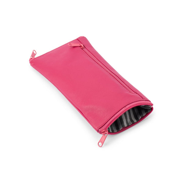 Franco Bonini - Double Sided Spectacle Case with Rear Zip - 2020 Hop Bush Pink