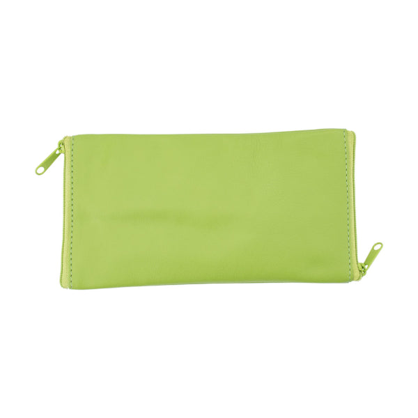 Franco Bonini - Double Sided Spectacle Case with Rear Zip - 2020 Love Bird Green