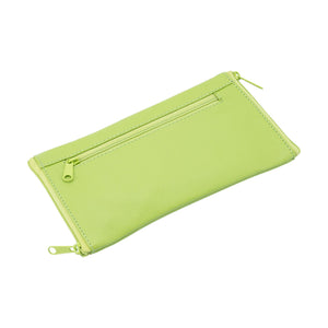 Franco Bonini - Double Sided Spectacle Case with Rear Zip - 2020 Love Bird Green