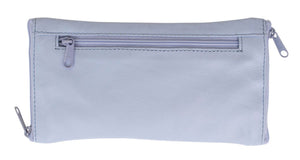 Franco Bonini - Double Sided Spectacle Case with Rear Zip - 2020 Lavender Blue