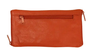 Franco Bonini - Double Sided Spectacle Case with Rear Zip - 2020 Orange
