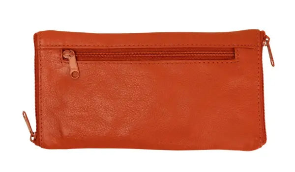 Franco Bonini - Double Sided Spectacle Case with Rear Zip - 2020 Orange