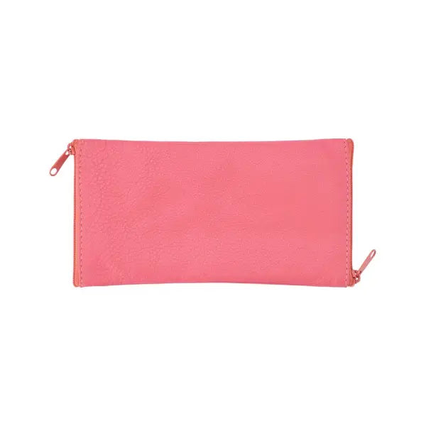 Franco Bonini - Double Sided Spectacle Case with Rear Zip - 2020 Peony Pink