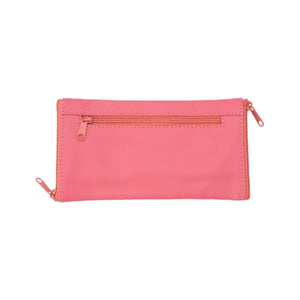 Franco Bonini - Double Sided Spectacle Case with Rear Zip - 2020 Peony Pink
