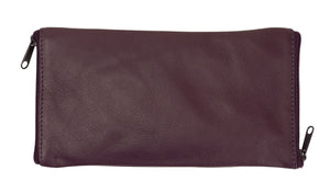 Franco Bonini - Double Sided Spectacle Case with Rear Zip - 2020 Purple