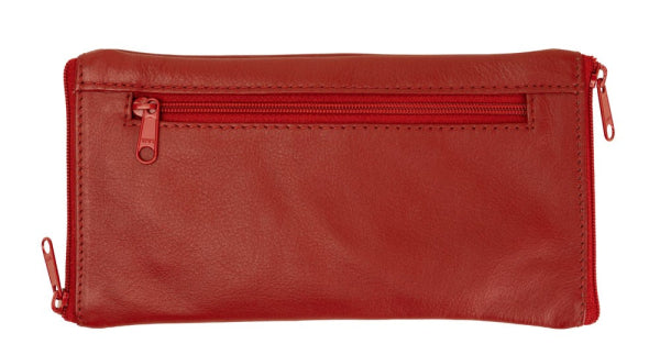Franco Bonini - Double Sided Spectacle Case with Rear Zip - 2020 Red