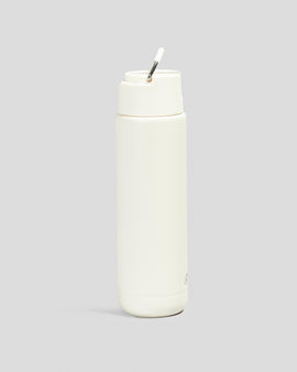 Oasis - 8867 MODA 700Ml Ceramic tripple wall insulated Bottle w Straw - Alabaster - 0