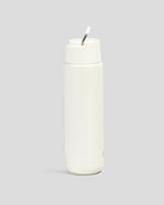 Oasis - 8867 MODA 700Ml Ceramic tripple wall insulated Bottle w Straw - Alabaster