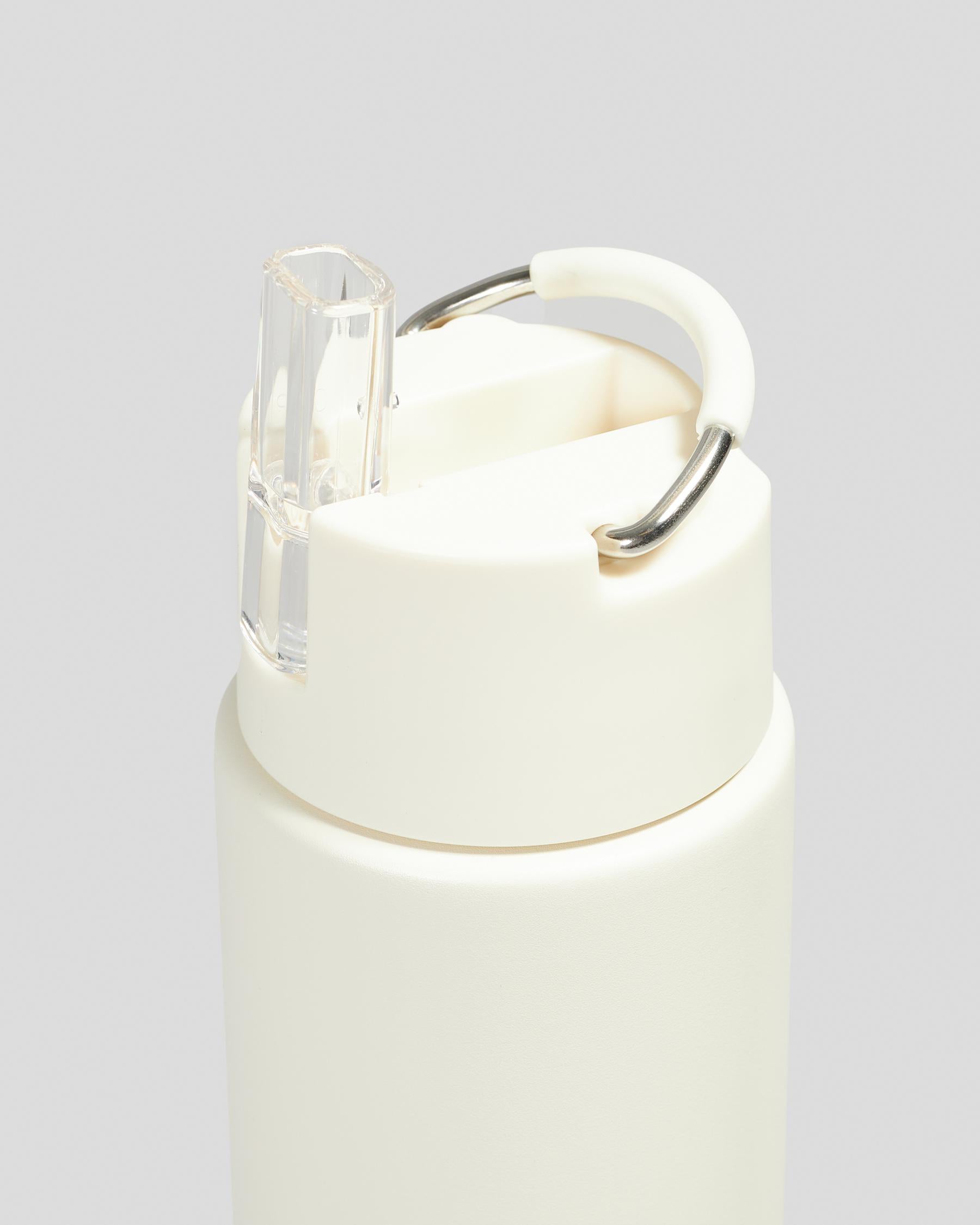 Oasis - 8867 MODA 700Ml Ceramic tripple wall insulated Bottle w Straw - Alabaster