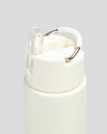 Oasis - 8867 MODA 700Ml Ceramic tripple wall insulated Bottle w Straw - Alabaster