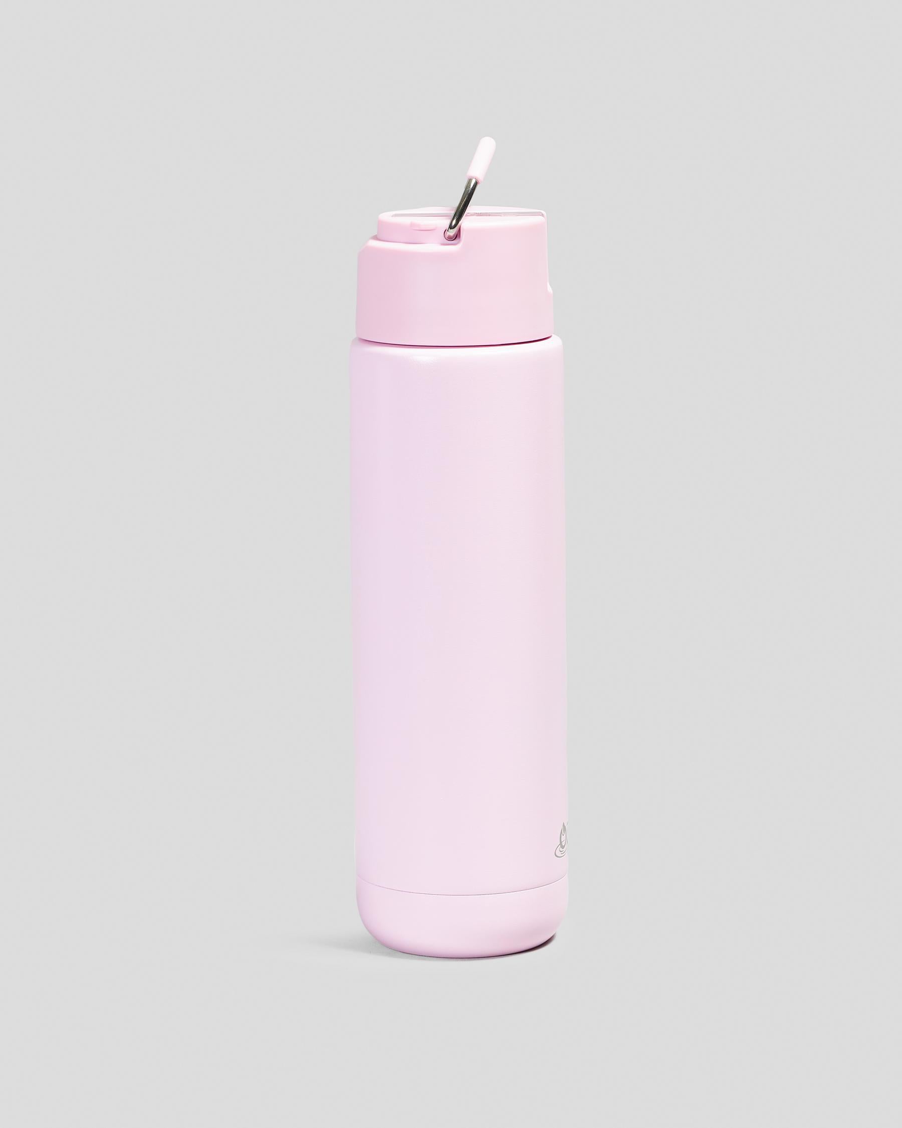 Oasis - 8867 MODA 700Ml Ceramic tripple wall insulated Bottle w Straw - Pink Lemonade