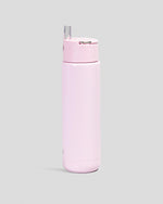 Oasis - 8867 MODA 700Ml Ceramic tripple wall insulated Bottle w Straw - Pink Lemonade