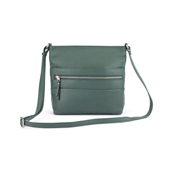 Franco Bonini - 21-0022 Leather Long Strap Square Handbag - Trade Wind