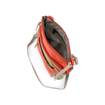 Franco Bonini - 21-0023 Multi Pocket Leather Handbag - Orange Multi