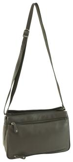 Franco Bonini - 12-229 Multi Compartment Shoulder Bag - Mushroom
