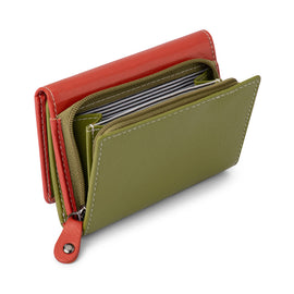 Franco Bonini - Trifold Wallet - 21-08 - Orange Multi - 0