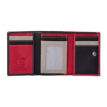Franco Bonini - Trifold Wallet - 21-08 - Red Multi - 0