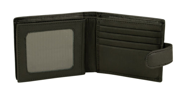 Franco Bonini - Bifold Tabbed Mens Wallet - 2214 Black