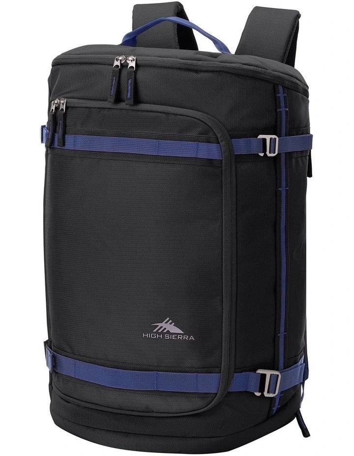 High Sierra - Travel Backpack duffle w laptop section - Black/Navy