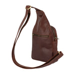 Franco Bonini - 23-0011 Leather sling backpack - Brown