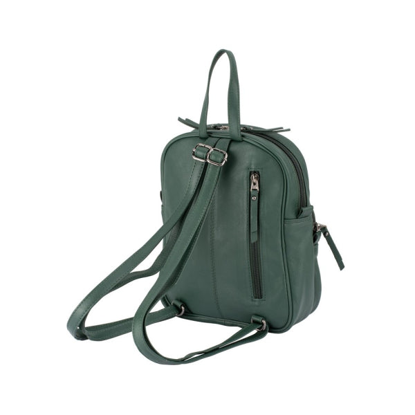 Franco Bonini - 23-001 Leather backpack - Bottle Green - 0