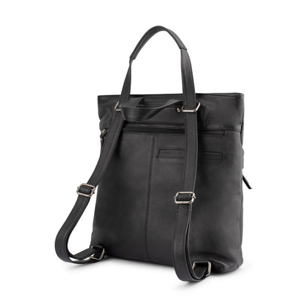 Franco Bonini - 23-005 Shoulder bag backpack - Black - 0