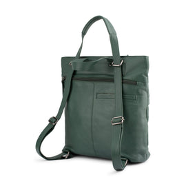 Franco Bonini - 23-005 Shoulder bag backpack - Bottle Green - 0