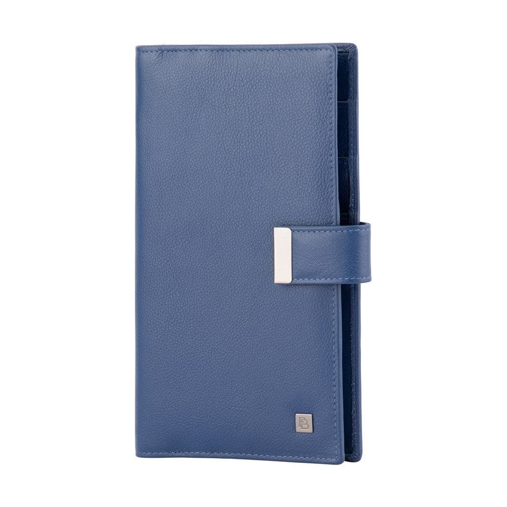 Franco Bonini - 21-01 Leather Family Passport holder - Blue *DC