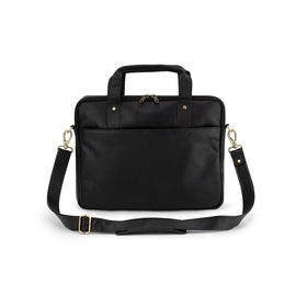 Franco Bonini - 24-003 Leather Satchel Business bag - Black