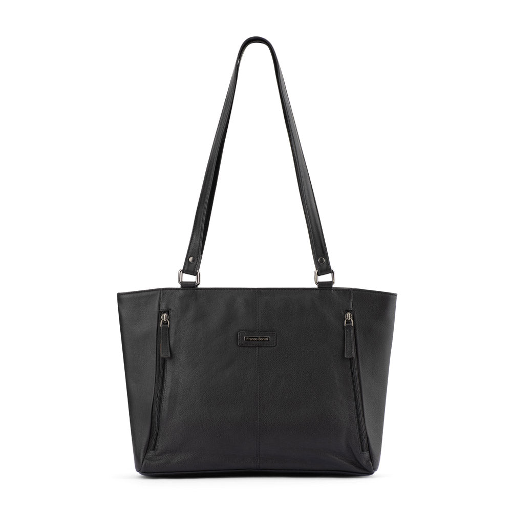 Franco Bonini - 24-006 Leather tote bag - Black - 0