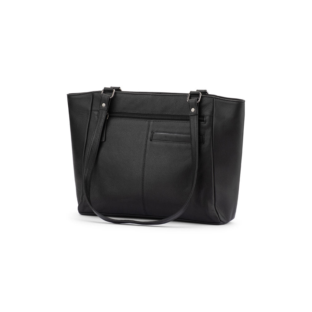 Franco Bonini - 24-006 Leather tote bag - Black