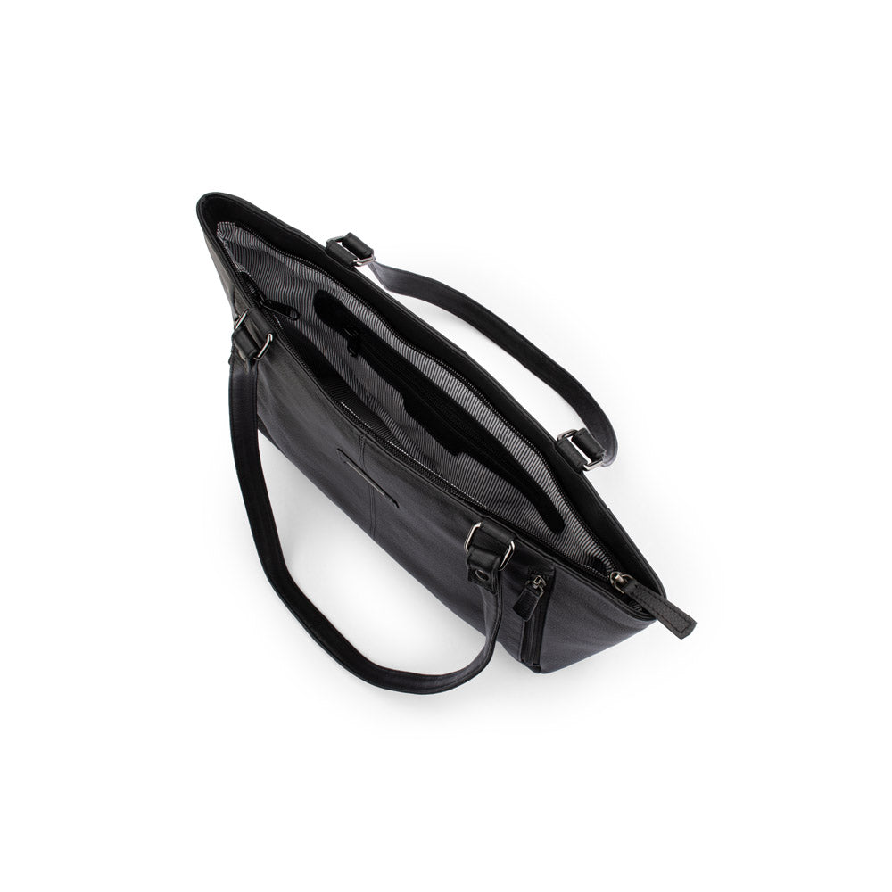 Franco Bonini - 24-006 Leather tote bag - Black