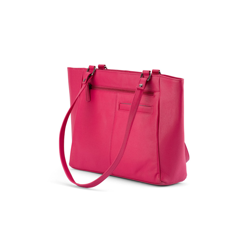 Franco Bonini - 24-006 Leather tote bag - Hop Bush Pink
