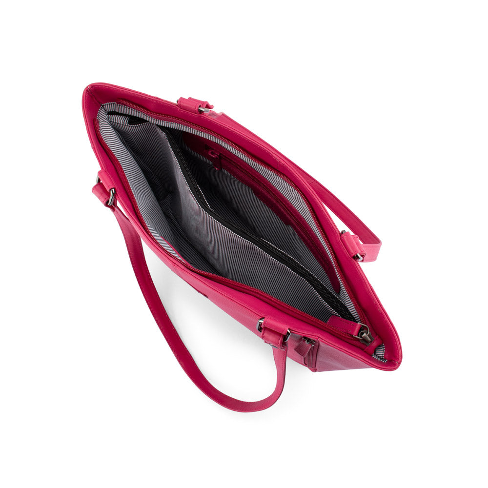 Franco Bonini - 24-006 Leather tote bag - Hop Bush Pink