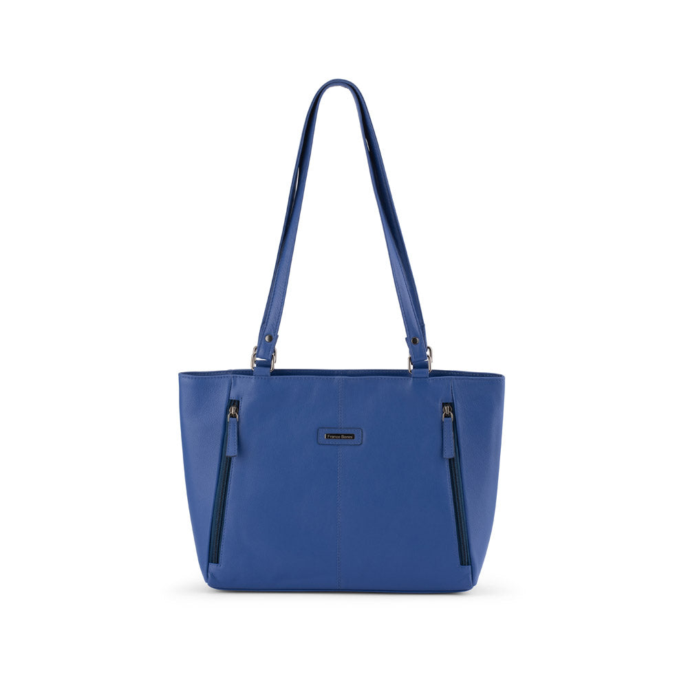 Franco Bonini - 24-006 Leather tote bag - Blue - 0