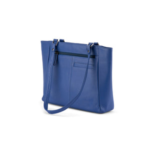 Franco Bonini - 24-006 Leather Tote Bag - Blue